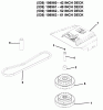 Husqvarna Z1-9 - Z Grass Collection System (2003-10 & After) Listas de piezas de repuesto y dibujos Drive Kit Assembly