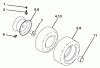 Husqvarna LT 18542 (96013000400) - Lawn Tractor (2006-03 & After) Ricambi Wheels And Tires