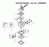 Jonsered 2035 - Chainsaw (1998-09) Ricambi CARBURETOR DETAILS