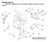 Jonsered LR13 (J81336C, 954130022) - Lawn & Garden Tractor (2000-03) Ricambi ENGINE CUTTING EQUIPMENT