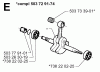 Jonsered 2063 - Chainsaw (1997-11) Ricambi CRANKSHAFT