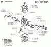 Jonsered 2065 - Chainsaw (1997-02) Ricambi CARBURETOR DETAILS