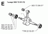 Jonsered 2065 - Chainsaw (1997-11) Ricambi CRANKSHAFT