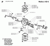 Jonsered 2071 W - Chainsaw (1997-11) Ricambi CARBURETOR DETAILS
