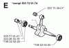 Jonsered 2071 W - Chainsaw (1997-11) Ricambi CRANKSHAFT