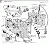 Jonsered 2095 - Chainsaw (1994-05) Listas de piezas de repuesto y dibujos CRANKCASE