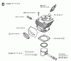 Jonsered 2159 - Chainsaw (2001-07) Ricambi CYLINDER PISTON