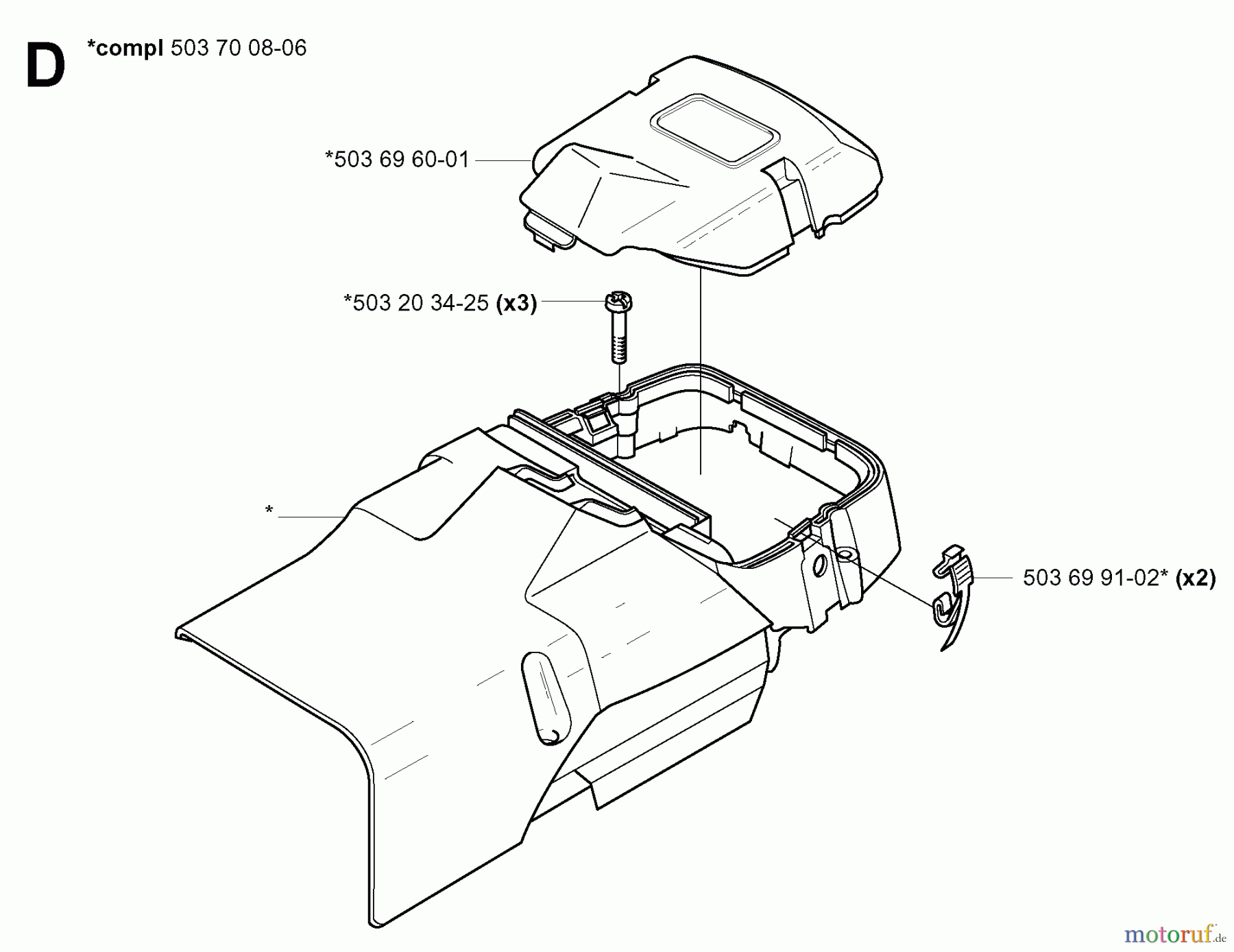 Jonsered Motorsägen 2171 EPA - Jonsered Chainsaw (2001-10) COVER