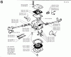Jonsered 625 - Chainsaw (1994-05) Ricambi CARBURETOR DETAILS