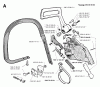 Jonsered 630 SUPER II - Chainsaw (1994-08) Ricambi CHAIN BRAKE