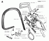 Jonsered 630 SUPER II - Chainsaw (1996-09) Ricambi CHAIN BRAKE