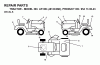 Jonsered LR13B (J813C36D, 954130023) - Lawn & Garden Tractor (2000-04) Ricambi DECALS