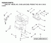 Jonsered LR13B (J813C36D, 954130023) - Lawn & Garden Tractor (2000-04) Ricambi ENGINE
