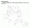 Jonsered LR13B (J813C36D, 954130023) - Lawn & Garden Tractor (2000-04) Ricambi FRONT AXEL