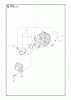 Jonsered CS2125 T - Chainsaw (2009-08) Ricambi CYLINDER
