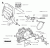 Jonsered CS2152 EPA - Chainsaw (2004-03) Listas de piezas de repuesto y dibujos CHAIN BRAKE CLUTCH COVER