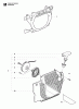 Jonsered CS2153 - Chainsaw (2009-02) Ricambi STARTER