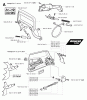 Jonsered CS2163 - Chainsaw (2003-05) Listas de piezas de repuesto y dibujos CHAIN BRAKE CLUTCH COVER