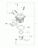 Jonsered CS2172 - Chainsaw (2010-08) Ricambi CYLINDER PISTON