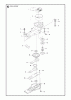 Jonsered HT2124T - Hedge Trimmer (2010-02) Ricambi GEAR HOUSING