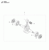 Jonsered CS2255 - Chainsaw (2011-01) Ricambi CRANKSHAFT