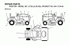 Jonsered LT13A (JLTA13A, 954130046) - Lawn & Garden Tractor (2001-01) Ricambi DECALS
