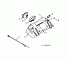 Jonsered ST 2111 E (96191004104) - Snow Thrower (2012-10) Listas de piezas de repuesto y dibujos HANDLE CONTROLS B