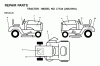 Jonsered LT13A (JNA13HA) - Lawn & Garden Tractor (2001-05) Ricambi DECALS