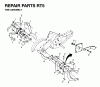 Jonsered RT5 (954003451) - Rear-Tine Tiller (1996-01) Ricambi TINE ASSEMBLY #1