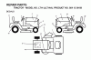 Jonsered LT14 (JLT14A, 954130058) - Lawn & Garden Tractor (2002-06) Ricambi DECALS