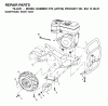 Jonsered RT5 (JRT5S, 954130057) - Rear-Tine Tiller (2002-03) Ricambi MAINFRAME RIGHT SIDE
