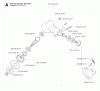 Jonsered GC2125 - String/Brush Trimmer (2008-09) Listas de piezas de repuesto y dibujos BEVEL GEAR