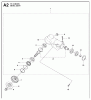Jonsered FC2145S - String/Brush Trimmer (2010-09) Listas de piezas de repuesto y dibujos BEVEL GEAR