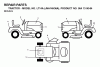 Jonsered LT14A (JNA14H36A, 954130084) - Lawn & Garden Tractor (2003-01) Ricambi DECALS