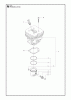 Jonsered BC2255 - Brushcutter (2011-01) Listas de piezas de repuesto y dibujos CYLINDER PISTON