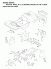 Jonsered LT15 (J8F1542H, 954130036) - Lawn & Garden Tractor (2001-01) Ricambi CHASSIS ENCLOSURES