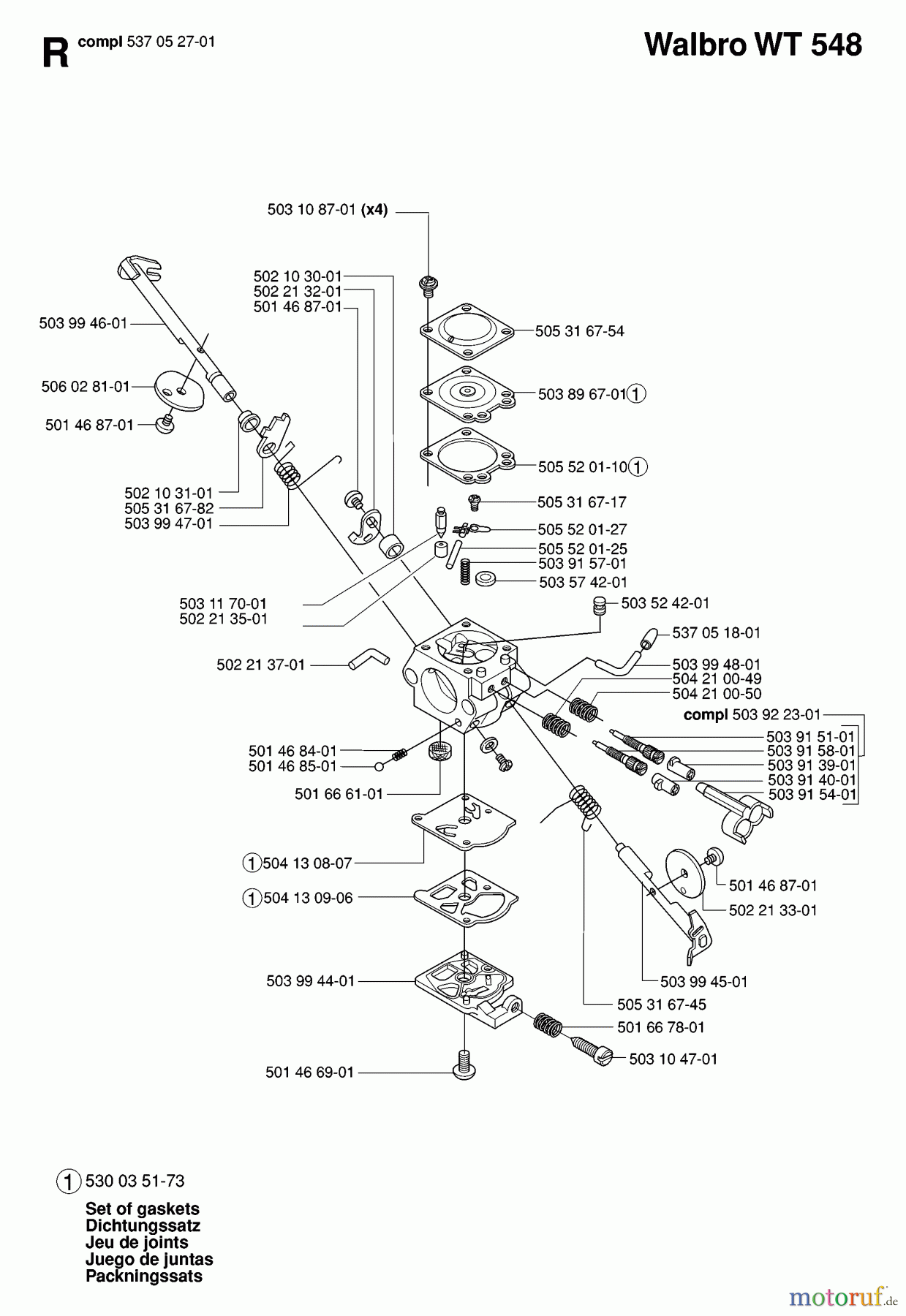  Jonsered Motorsensen, Trimmer GR2036 - Jonsered String/Brush Trimmer (2006-10) CARBURETOR