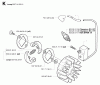 Jonsered GT2125L - String/Brush Trimmer (2002-01) Listas de piezas de repuesto y dibujos IGNITION SYSTEM CLUTCH