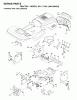 Jonsered LT15A (JNA15H42A) - Lawn & Garden Tractor (2001-05) Ricambi CHASSIS ENCLOSURES