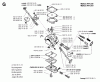 Jonsered GR36 - String/Brush Trimmer (1996-06) Ricambi CARBURETOR DETAILS