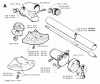 Jonsered RS44 - String/Brush Trimmer (1992-09) Listas de piezas de repuesto y dibujos BEVEL GEAR SHAFT