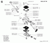 Jonsered RS41 - String/Brush Trimmer (1992-09) Listas de piezas de repuesto y dibujos CARBURETOR DETAILS
