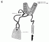 Jonsered GR50 - String/Brush Trimmer (1995-01) Spareparts HARNESS
