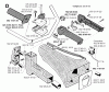 Jonsered GR50 - String/Brush Trimmer (1996-10) Listas de piezas de repuesto y dibujos HANDLE CONTROLS