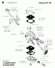 Jonsered RS44 - String/Brush Trimmer (1998-06) Listas de piezas de repuesto y dibujos CARBURETOR DETAILS