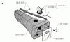 Jonsered RS44 - String/Brush Trimmer (1998-06) Ricambi FUEL TANK