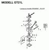 Jonsered GT21L - String/Brush Trimmer (1995-05) Ricambi CARBURETOR DETAILS