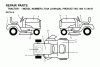 Jonsered LT18A (J18H42A, 954130047) - Lawn & Garden Tractor (2001-01) Ricambi DECALS