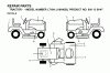 Jonsered LT18A (J18H42B, 954130047) - Lawn & Garden Tractor (2001-01) Ricambi DECALS