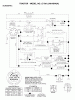 Jonsered LT18A (JNA18H42A) - Lawn & Garden Tractor (2001-05) Ricambi SCHEMATIC